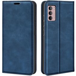 Mobigear Retro Slim Motorola Moto G42 Hoesje Bookcase Portemonnee - Donkerblauw
