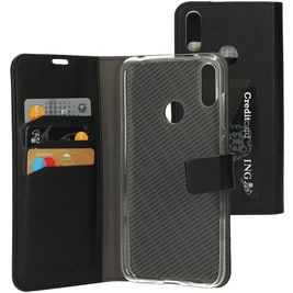 Mobiparts Classic Wallet Huawei Y7 (2019) Hoesje Bookcase Portemonnee - Zwart