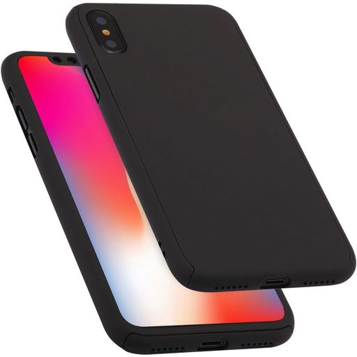 Mobigear TriGuard iPhone XS Hoesje Hardcase Backcover - Zwart