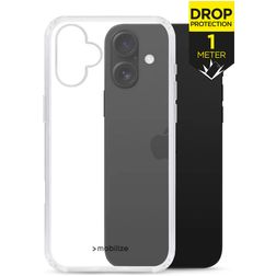 Mobilize Naked Protection Doorzichtig iPhone 16 Plus Hoesje Hardcase Backcover Shockproof - Transparant