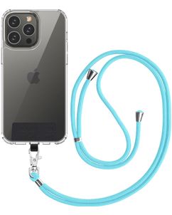 Mobigear Lanyard Universeel Telefoonkoord Verstelbaar - Blauw