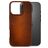 Mobilize Premium iPhone 16 Pro MagSafe Hoesje Echt Leer Backcover - Burned Cognac