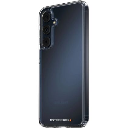 PanzerGlass D30 Doorzichtig Samsung Galaxy A55 Hoesje Hardcase Backcover Shockproof - Transparant