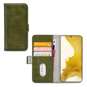 Mobilize Elite Gelly Samsung Galaxy S22 Plus Hoesje Bookcase Portemonnee - Groen