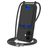 Mobigear Lanyard Card iPhone 17 Siliconen Hoesje met koord en Pasjeshouder - Zwart
