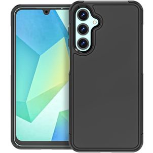 Mobigear Traveller Samsung Galaxy A16 Hoesje Flexibel TPU Backcover - Zwart