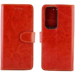 Mobigear Wallet Huawei P40 Hoesje Bookcase Portemonnee - Bruin