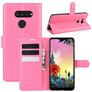 Mobigear Classic LG K50s Hoesje Bookcase Portemonnee - Magenta