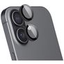 Mobiparts iPhone 16 Glazen Camera Lens Protector - Zwart