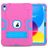Mobigear ShieldStand iPad 10 (2022) Hoes Hard Kunststof,Siliconen Backcover + Standaard - Blauw / Magenta