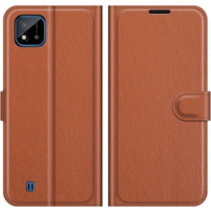 Mobigear Classic Realme C11 (2020) Hoesje Bookcase Portemonnee - Bruin