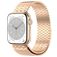 Mobigear London Stalen Apple Watch Bandje Magneetsluiting - 49/46/45/44 mm - Roségoud