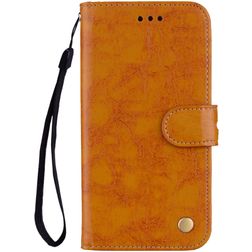 Mobigear Wallet Huawei P20 Hoesje Bookcase Portemonnee - Cognac