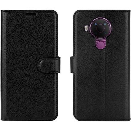 Mobigear Classic Nokia 5.4 Hoesje Bookcase Portemonnee - Zwart