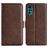 Mobigear Slim Magnet Motorola Moto G22 Hoesje Bookcase Portemonnee - Bruin