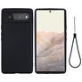 Mobigear Rubber Touch Google Pixel 6 Siliconen Hoesje Backcover - Zwart