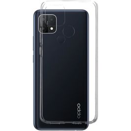Mobiparts Classic Doorzichtig OPPO A15 Hoesje Flexibel TPU Backcover - Transparant