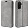 Mobigear Retro Slim Samsung Galaxy A27 Hoesje Bookcase Portemonnee - Grijs