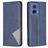 Mobigear Rhombus Slim Motorola Moto G85 Hoesje Bookcase - Blauw