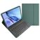 Mobigear Keys Samsung Galaxy Tab S10 Ultra Hoes QWERTY Bluetooth Toetsenbord Bookcase + Stylus Houder - Groen