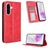 Mobigear Sensation Samsung Galaxy A56 Hoesje Bookcase Portemonnee - Rood