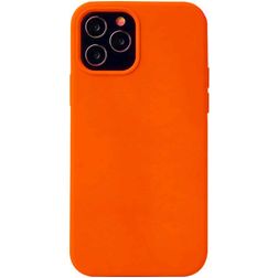 Mobigear Rubber Touch iPhone 12 Siliconen Hoesje Backcover - Coral