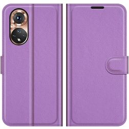 Mobigear Classic HONOR 50 Hoesje Bookcase Portemonnee - Paars