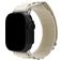 Mobilize Alpine Nylon Apple Watch Bandje Gespsluiting - 49/46/45/44 mm - Sterrenlicht