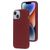 Mobiparts iPhone 14 Siliconen Hoesje Backcover - Plum Red