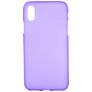Mobigear Colors iPhone XS Max Hoesje Flexibel TPU Backcover - Paars