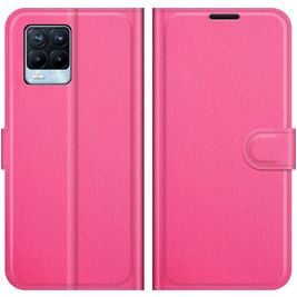 Mobigear Classic Realme 8 Hoesje Bookcase Portemonnee - Magenta