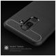 Mobigear Brushed Slim Samsung Galaxy A6 Plus (2018) Hoesje Flexibel TPU Backcover - Grijs
