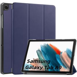 Mobigear Tri-Fold Samsung Galaxy Tab A9 (2023) Hoes Bookcase - Donkerblauw