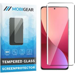 Mobigear Premium Xiaomi 12 Glazen Screenprotector - Case Friendly - Zwart