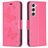 Mobigear Butterfly Samsung Galaxy S24 Hoesje Bookcase Portemonnee - Rood
