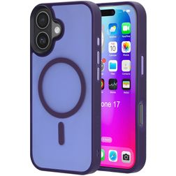 Mobiparts Hardcover iPhone 17 MagSafe Hoesje Hardcase Backcover - Satin Purple