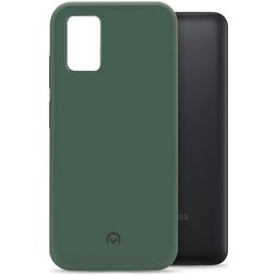 Mobilize Rubber Gelly Samsung Galaxy A03s Hoesje Flexibel TPU Backcover - Matt Green