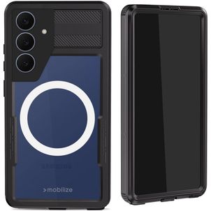 Mobilize Waterproof Samsung Galaxy S25 FE Waterdicht MagSafe Hoesje Hardcase Backcover - Zwart