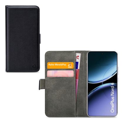 Mobilize Classic Gelly Wallet OnePlus Nord 4 Hoesje Bookcase Portemonnee - Zwart