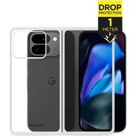 Mobilize Naked Protection Doorzichtig Google Pixel 9 Pro Fold Hoesje Hardcase Backcover Shockproof - Transparant