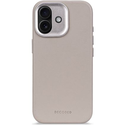 Decoded iPhone 17 Hoesje Echt Leer Backcover Shockproof - Solid Clay