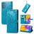 Mobigear Mandala Samsung Galaxy M52 Hoesje Bookcase Portemonnee - Blauw