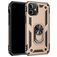 Mobigear Armor Ring iPhone 12 Hoesje Hardcase Backcover Shockproof met Ringhouder - Goud
