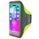 Mobiparts Comfort Fit Telefoonhouder Hardlopen iPhone 17 Sport Hoesje Neopreen Sportarmband - Groen