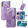 Mobigear Butterfly Motorola Moto G52 Hoesje Bookcase Portemonnee - Paars