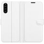 Mobigear Classic Sony Xperia 10 III Hoesje Bookcase Portemonnee - Wit