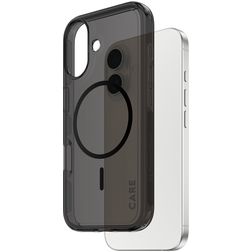 CARE by PanzerGlass Flagship iPhone 17 MagSafe Hoesje Hardcase Backcover - Smokey Black