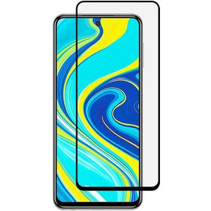 Mobigear Premium Xiaomi Redmi Note 9S Glazen Screenprotector - Case Friendly - Zwart