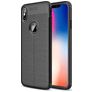 Mobigear Luxury iPhone XS Max Hoesje Flexibel TPU Backcover - Zwart