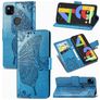 Mobigear Butterfly Google Pixel 4a Hoesje Bookcase Portemonnee - Blauw
